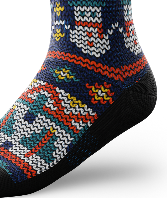 Snowman Athletic Crew Socks