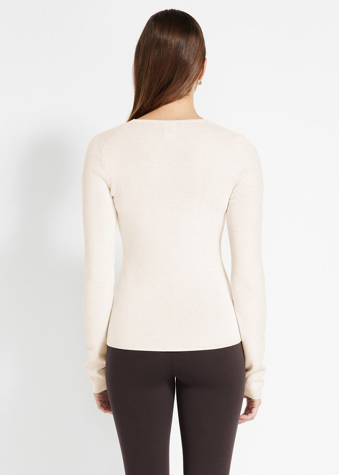 Snug Knit Scoop Long Sleeve