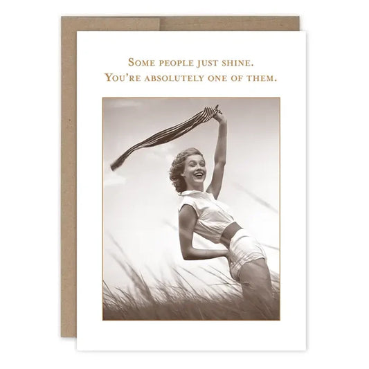 Some People Just Shine Congratulations Card