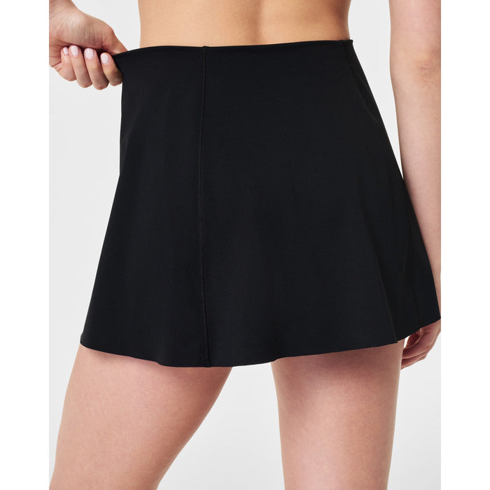 SPANX shape BodyLine Skort with Mid-Tummy Compression – Very Black