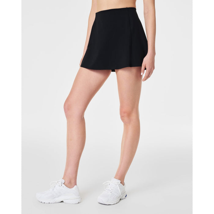 SPANX shape BodyLine Skort with Mid-Tummy Compression – Very Black