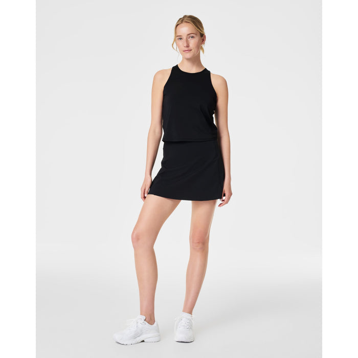 SPANX shape BodyLine Skort with Mid-Tummy Compression – Very Black