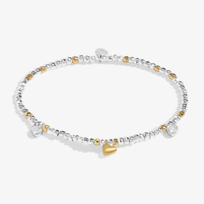 Sparkle Confetti 'Heart Of Gold’ 9743 - Crystal & Gold Bracelet