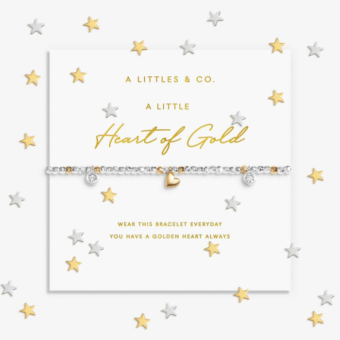 Sparkle Confetti 'Heart Of Gold’ 9743 - Crystal & Gold Bracelet
