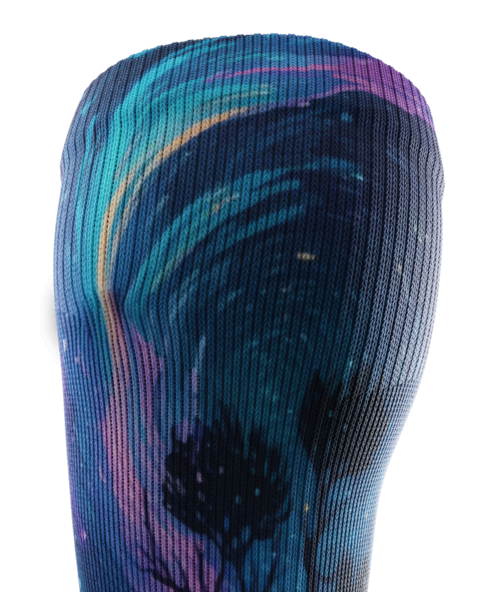 Star Gazer Athletic Knee High Compression Socks