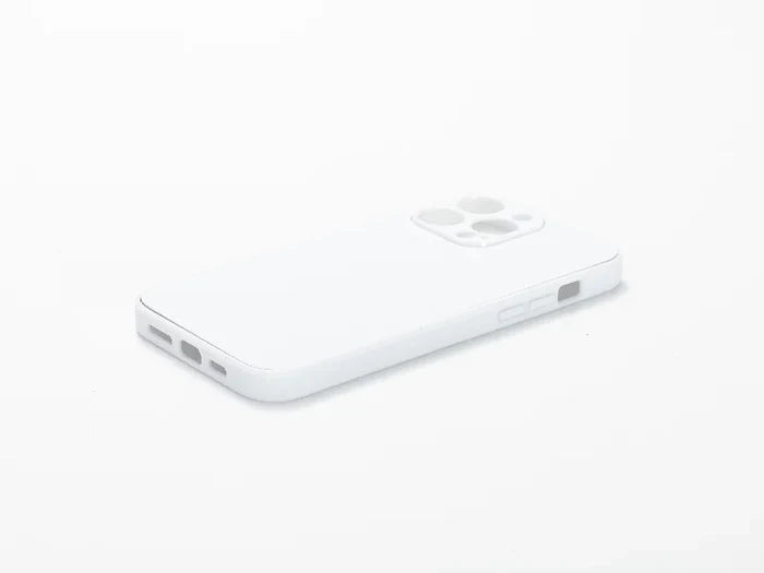Sublimation Blanks iPhone 14 Pro Max Cover w/o  insert (Rubber, White)