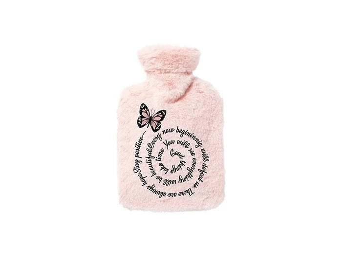 Sublimation Hot Water Bag Holder (Pink, 15*25cm)