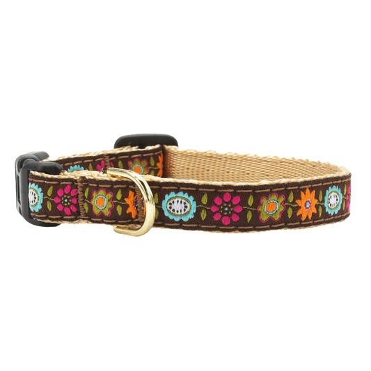 BELLA-FLORAL-DOG-COLLAR-SMALL-BREED-TEACUP