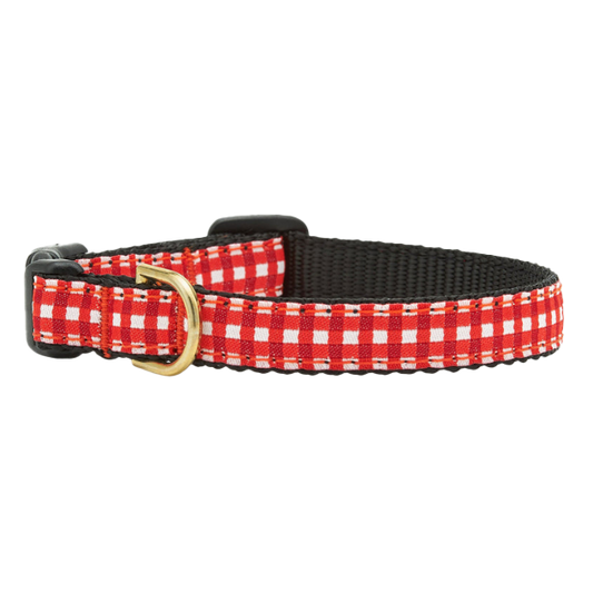 RED-GINGHAM-DOG-COLLAR-SMALL-BREED-TEACUP