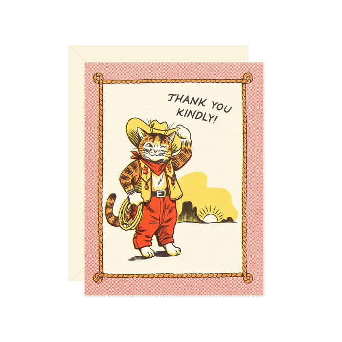 Thank You Kindly Greeting Card