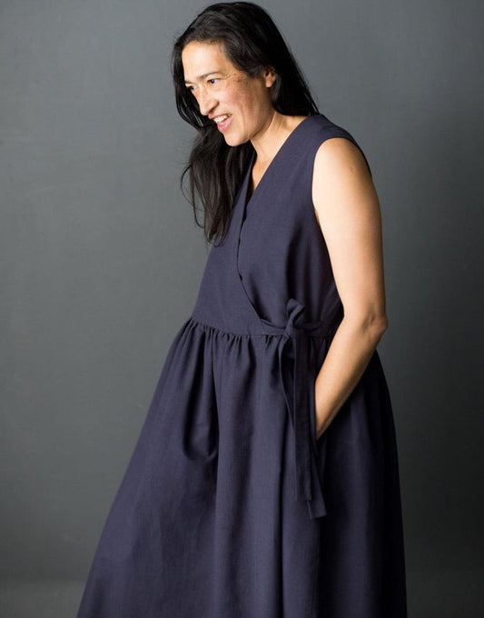 Merchant and Mills Dresses The Etta Wrap Dress, Merchant and Mills Sewing  Pattern UK6-18 14289