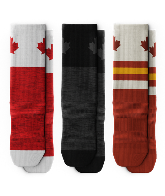 The Great Canucks Athletic Crew Socks 3-Pack