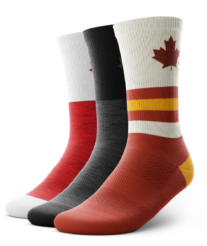The Great Canucks Athletic Crew Socks 3-Pack