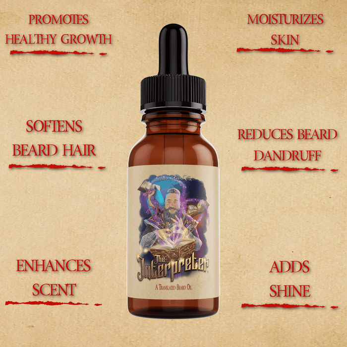 The Interpreter - Beard Oil - Warm Amber Resin, Crisp Grapefruit, Dusky Lavender