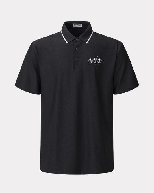 TRWR Icon Polo Black Front
