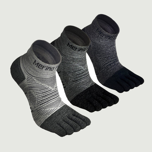 Unisex Merino Ankle Toe Socks