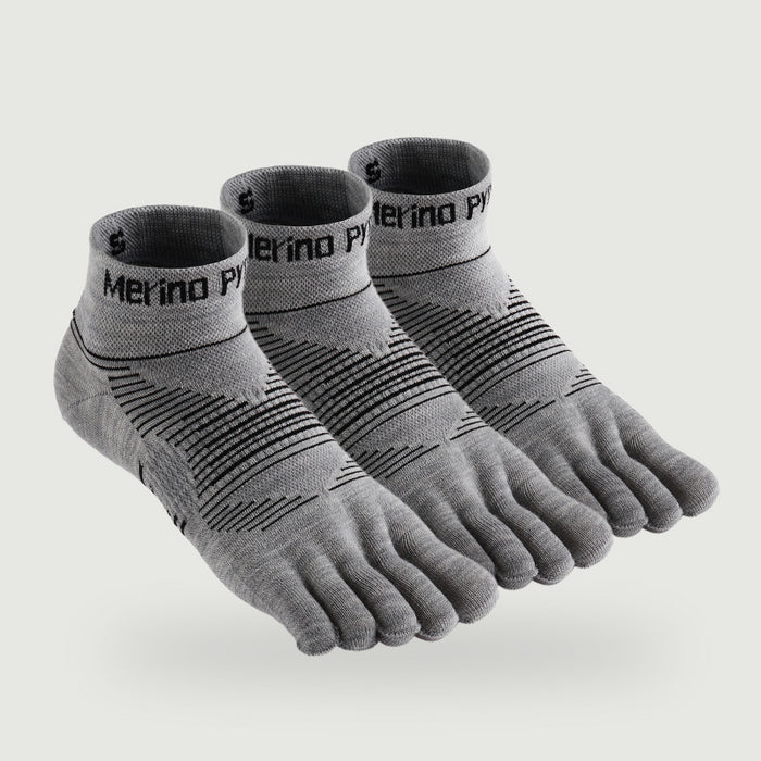 Unisex Merino Ankle Toe Socks