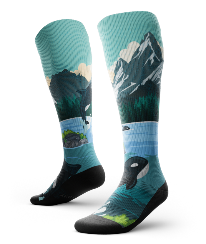 Vancouver Athletic Knee High Compression Socks