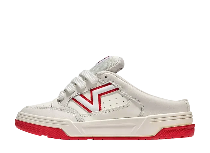 Vans Upland Mule "White/Red"