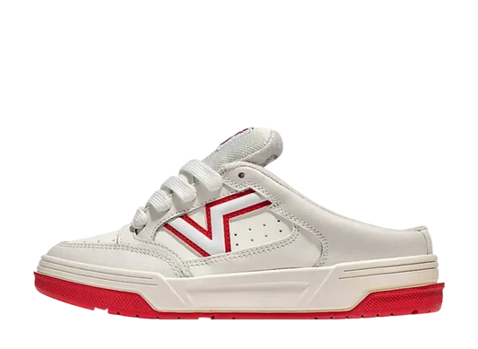 Vans Upland Mule "White/Red"