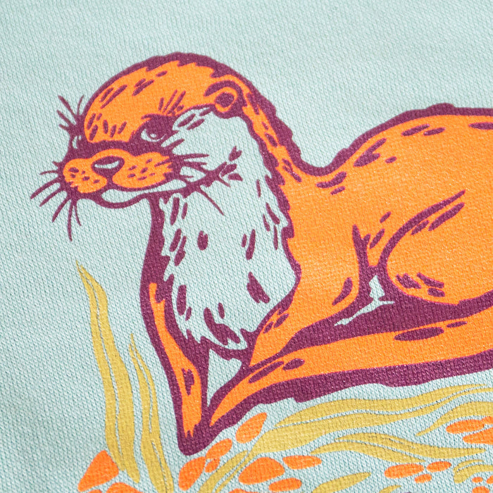 WA Baby Otter Kids Crew Sweatshirt