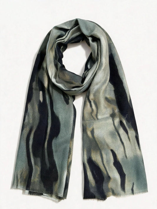 Watercolour Stripe Viscose-Blend Scarf wholesale - image 1