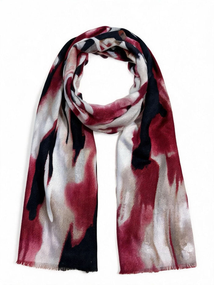 Watercolour Stripe Viscose-Blend Scarf wholesale - image 4