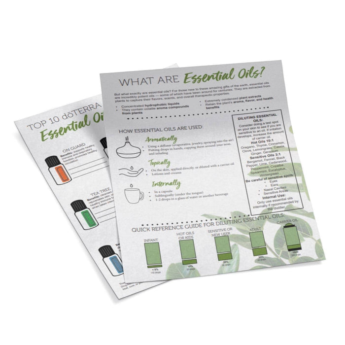 What are Essential Oils? Tear Pad (Digital Download) at Your Oil Tools