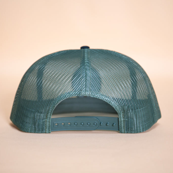 Wild & Free Horse Hat (Loden/Orange)