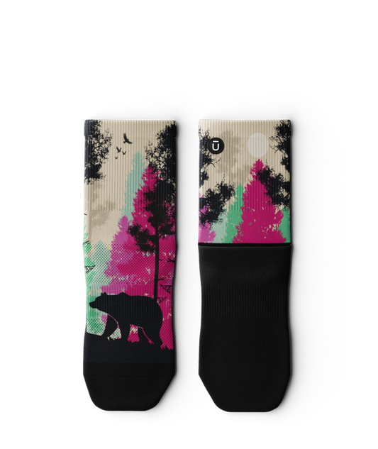 Wild Spectrum Athletic Quarter Socks