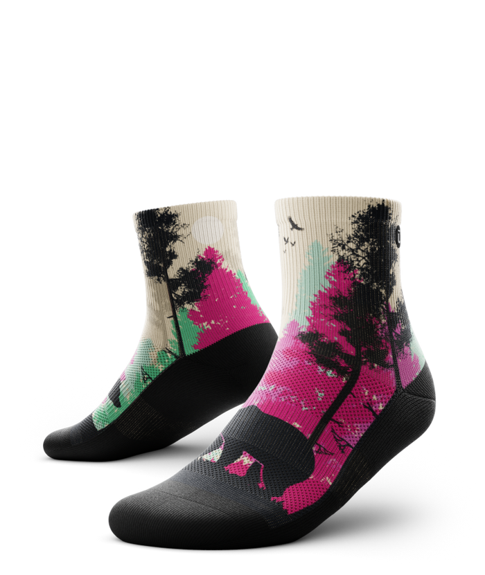 Wild Spectrum Athletic Quarter Socks