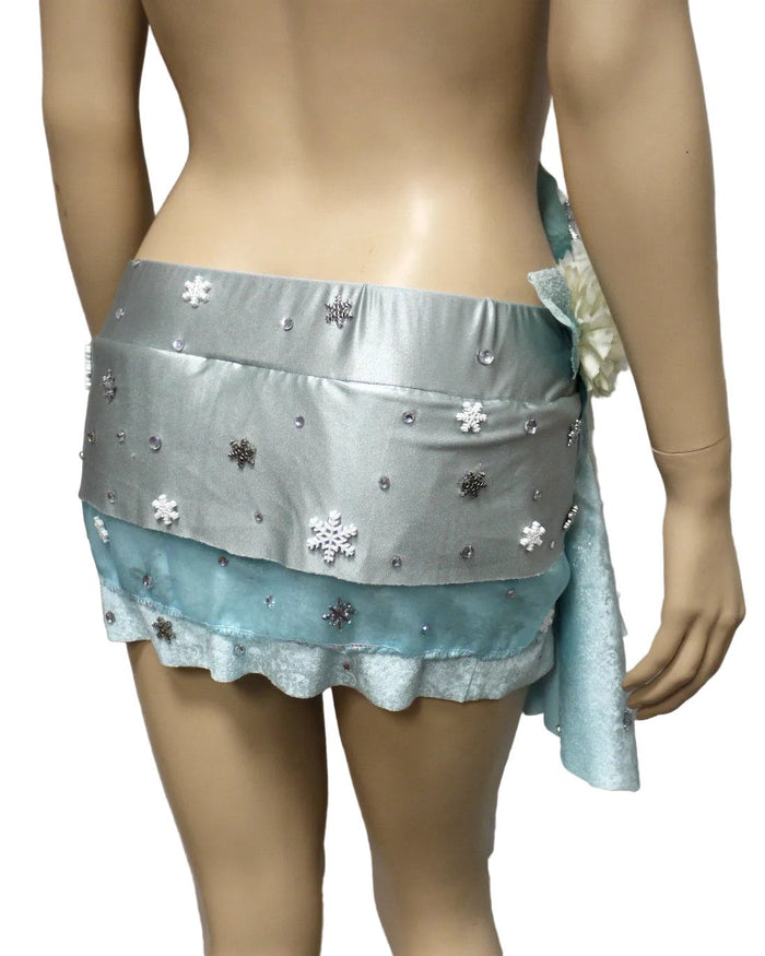 Winter Fairy Monokini Bra Costume Cosplay Dance Rave Bra Halloween