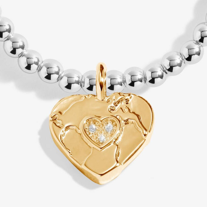 'Your Friendship Means The World To Me’ - 9521 - Silver Bracelet