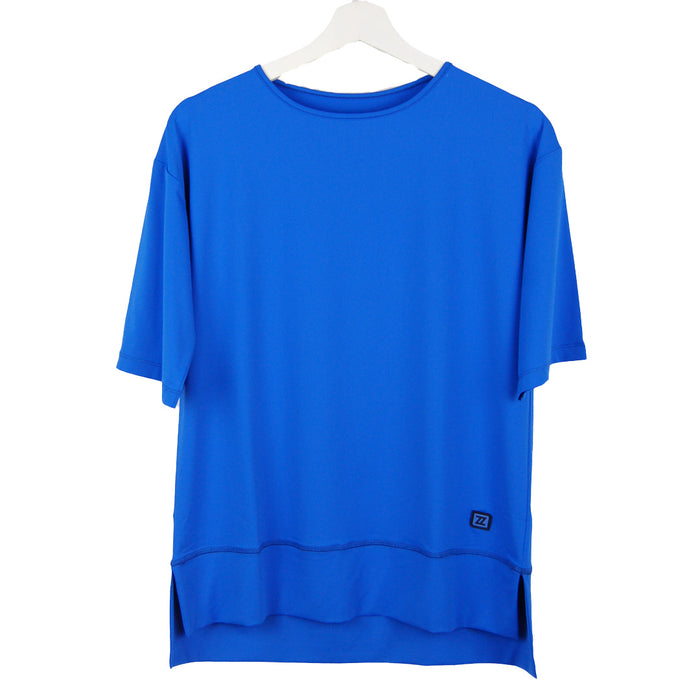 ZAAZEE Oversized Technical Top-Strong Blue