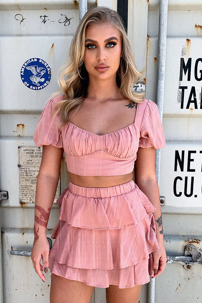 Zayn Skirt - Blush