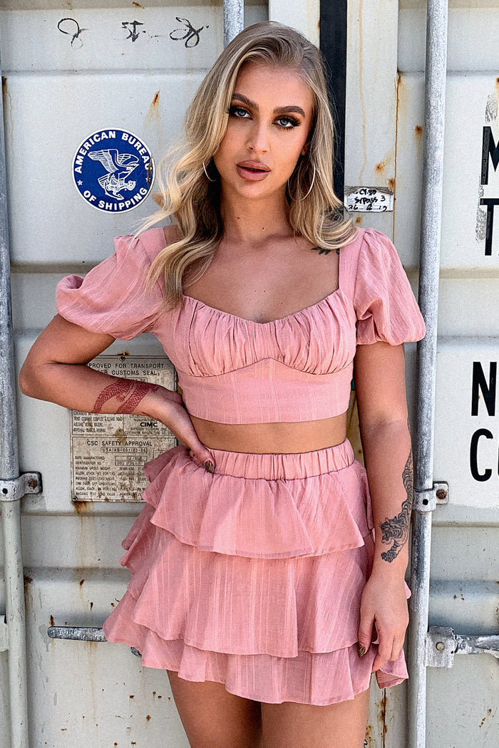 Zayn Skirt - Blush