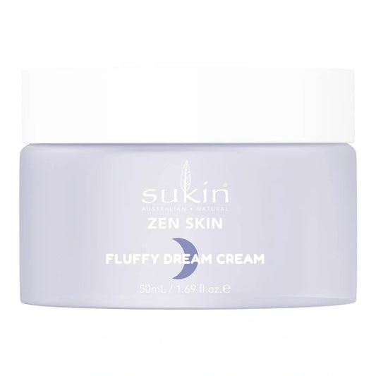 Sukin Fluffy Dream Cream packaging on a white background